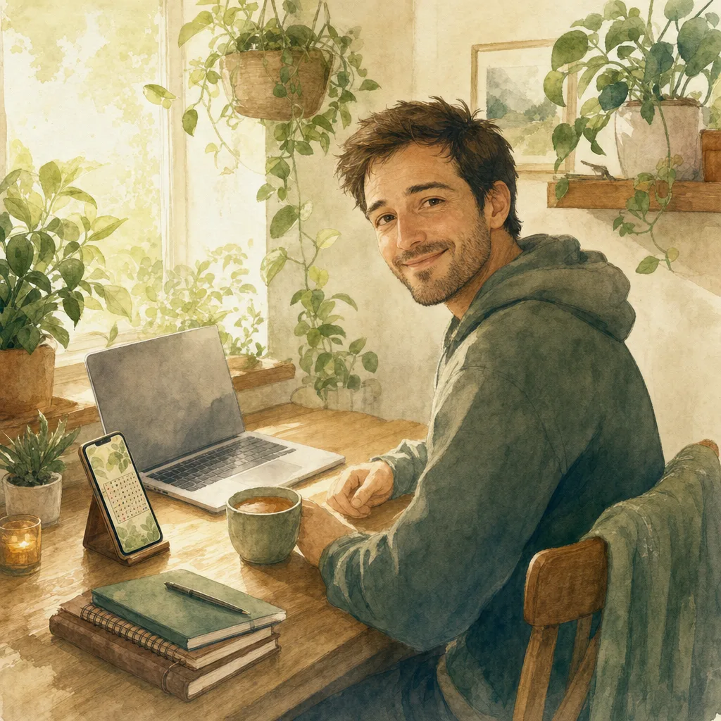 Illustration de Bruno, d&eacute;veloppeur ind&eacute;pendant derri&egrave;re ProueStudio